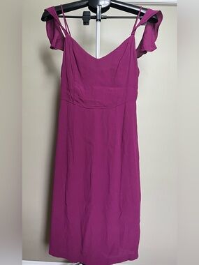 ASTR the Label Cold-Shoulder Midi Dress - Size Medium